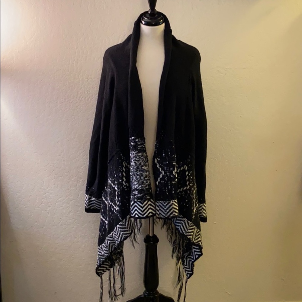 Knox Rose Black Cardigan